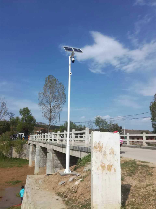 陜西商南水務河道管理用太陽能無線監控系統