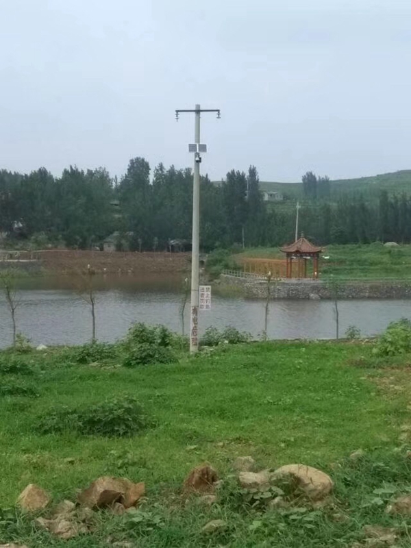 山東日照環保局用 OKEYSET 太陽能無線監控一體機