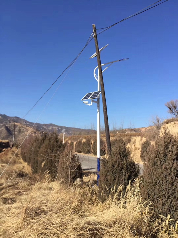 大連森林防火用OKEYSET太陽能無線監控一體機