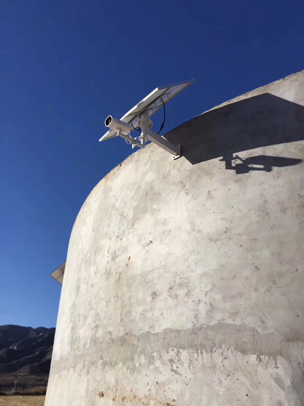 山西自來水公司用OKEYSET太陽能無線監控一體機