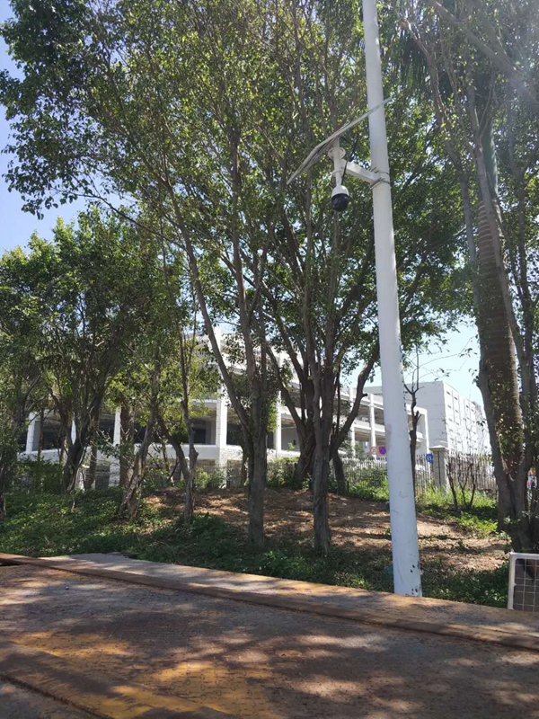 福州別墅用OKEYSET太陽能無線監控一體機