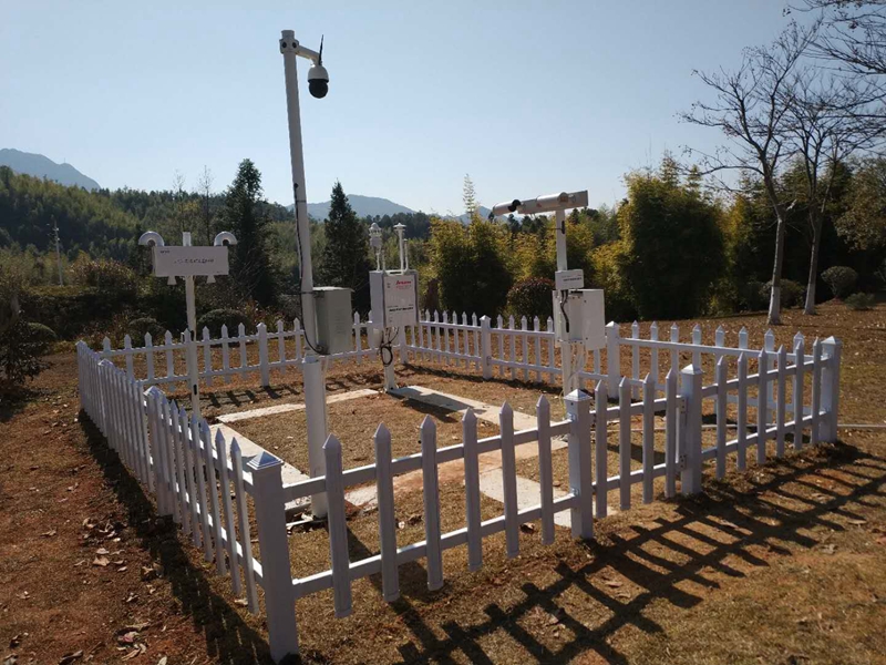 武漢氣象監測用OKEYSET太陽能4G監控一體機