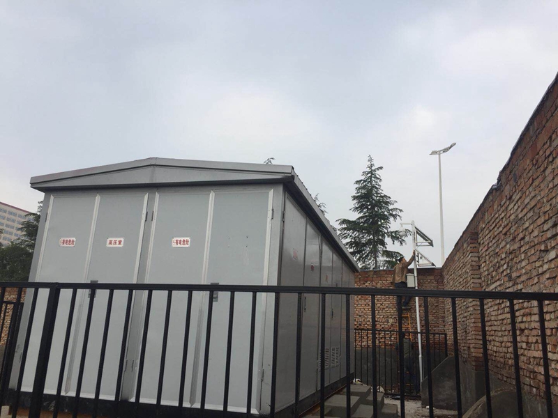 河南鄭州變電站用OKEYSET太陽能監控一體機