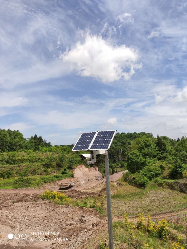 武漢智慧農業農產品溯源用okeyset太陽能監控攝像頭