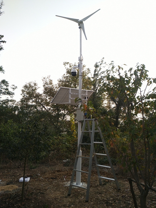 南京國家森林公園用okeyset太陽能監控攝像頭