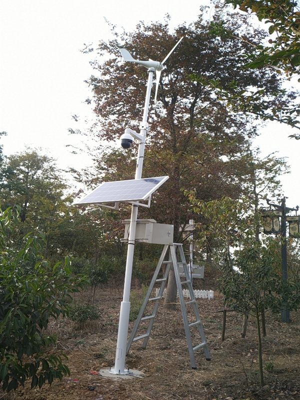 南京農林大學科研室用okeyset太陽能監控攝像頭