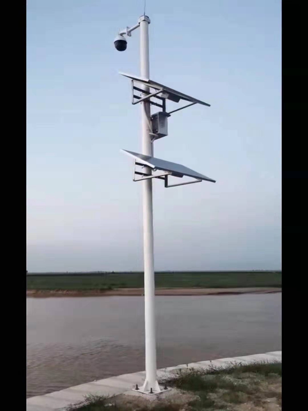 甘肅蘭州母親河黃河河道管理用okeyset太陽能監控攝像頭