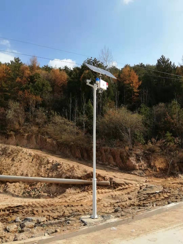 山西河津林業局森林防火用okeyset太陽能監控攝像頭