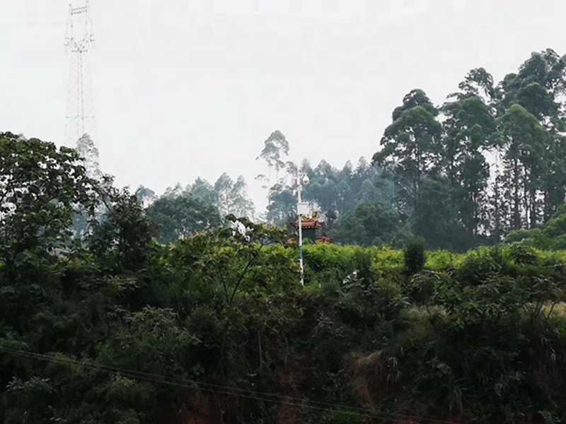 貴州國家森林公園用okeyset太陽能監控攝像頭
