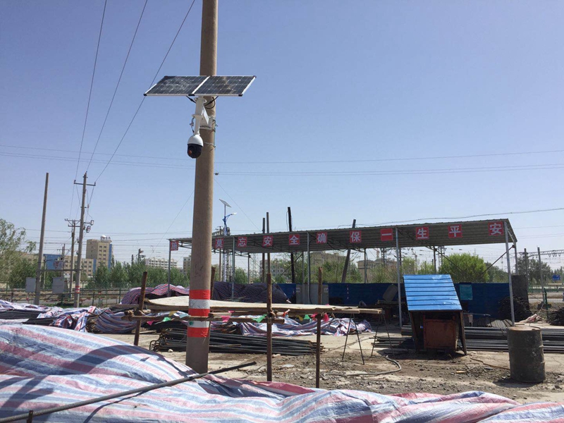 蘭州鐵路總局用okeyset太陽能監控攝像頭