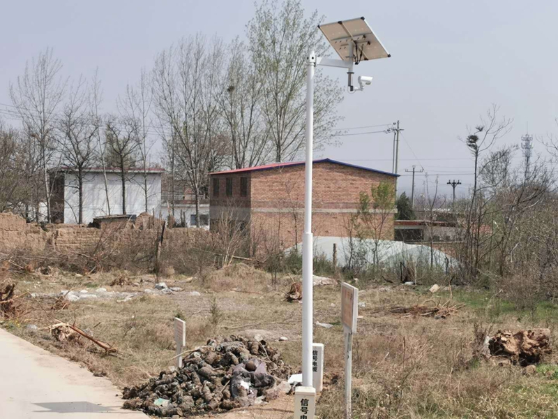 中鐵一局鐵路項目洛陽段用集創科技太陽能無線監控系統