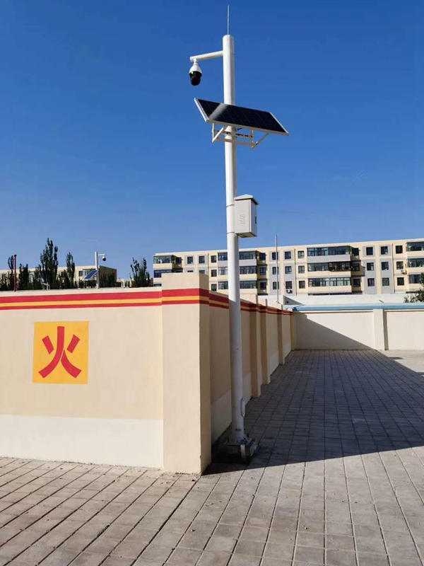 蘭州油氣田用集創科技太陽能無線監控系統