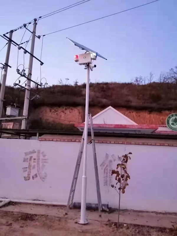 蘭州林業局森林防火用集創科技太陽能智能語音播報系統