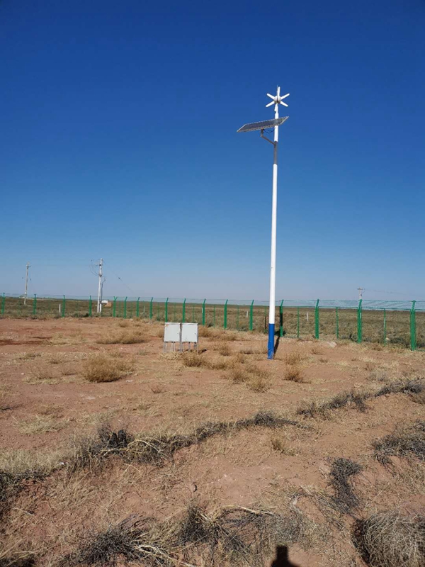 內蒙京東農場環境監測用集創科技太陽能供電系統