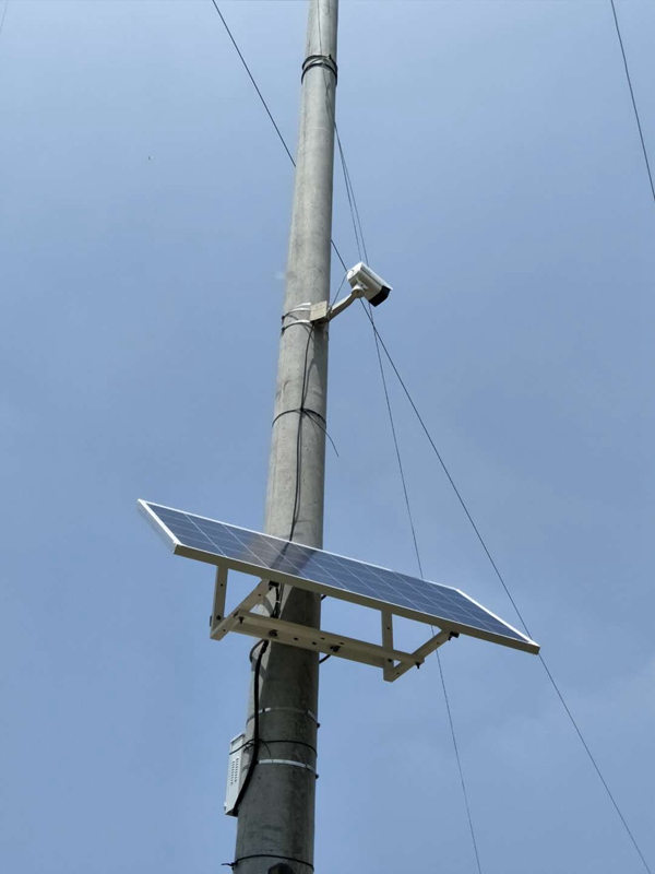 陜西寶雞林業局森林防火用集創科技太陽能監控系統槍機