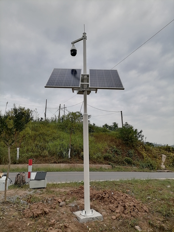 重慶市高管局用集創科技太陽能無線監控系統球機
