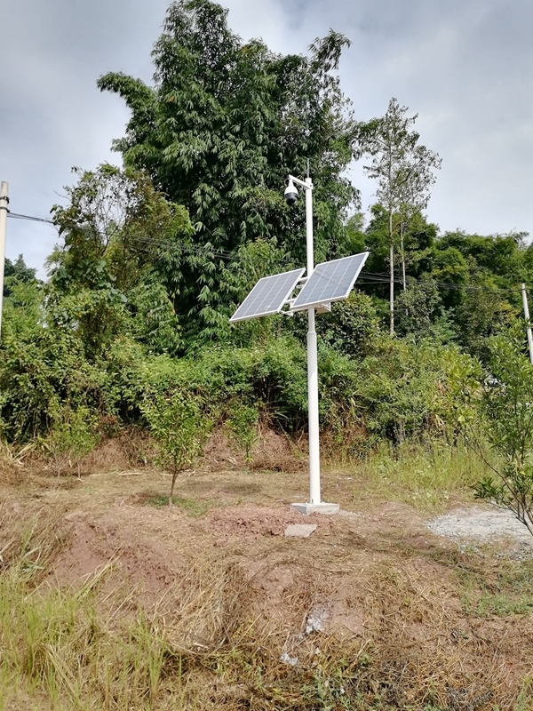 重慶農業局高原茶山用集創科技太陽能無線監控系統