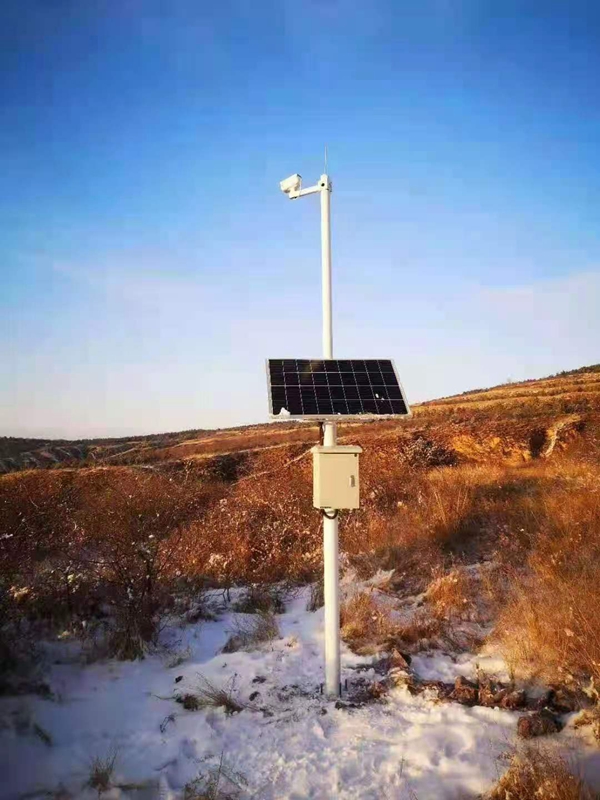 內蒙古呼和浩特京東農場用集創科技太陽能無線監控系統