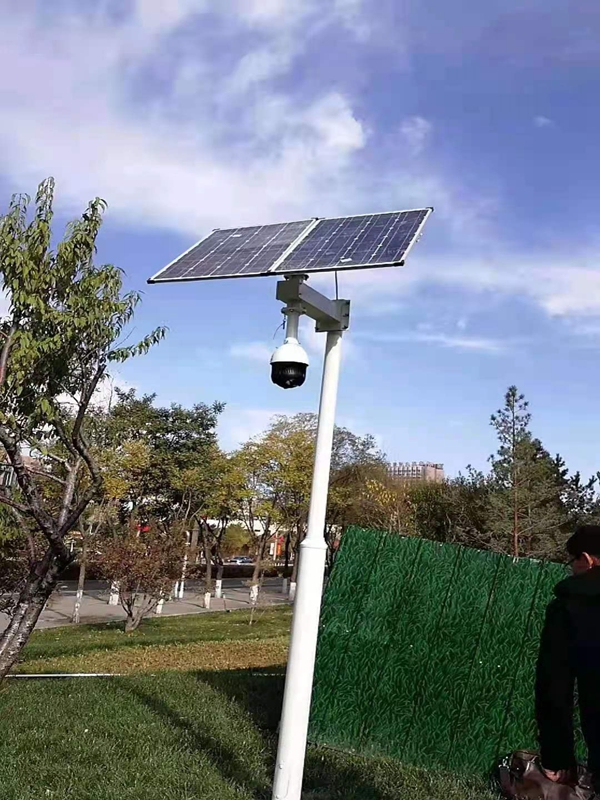 北京環保局環境監測用集創科技太陽能監控一體機球機