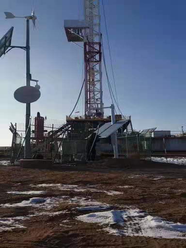 內蒙油田采油廠用集創科技太陽能監控系統