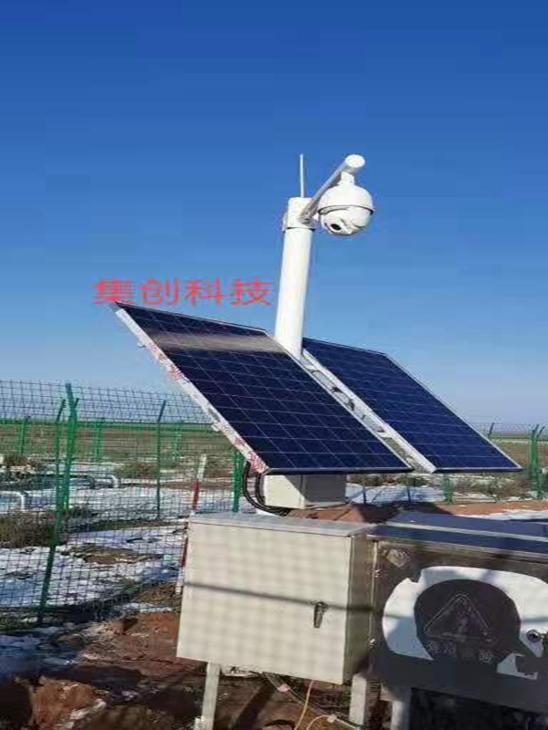 內蒙呼和浩特油田采油廠用集創科技太陽能監控系統