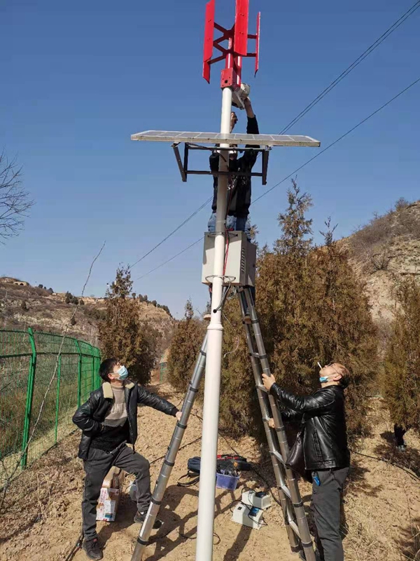 陜西自然資源保護區用集創科技太陽能無線監控系統風互補