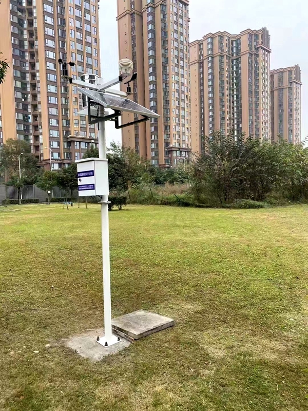 山東煙臺中央公園用環境監測系統