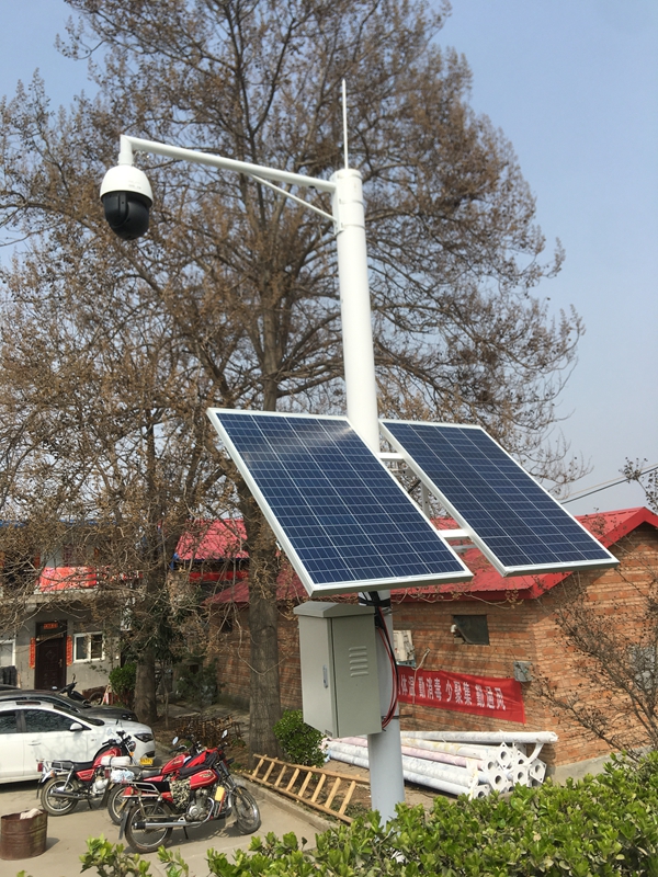 陜西潼關金礦用集創科技太陽能無線監控系統