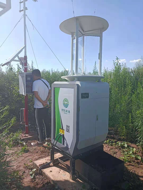 山西太原農業局用集創科技太陽能環境監測系統