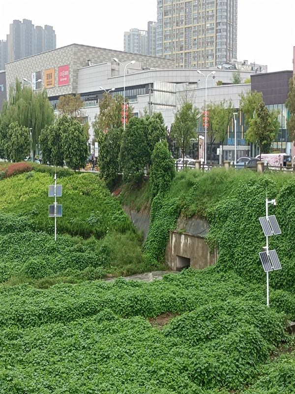 陜西西安灞河水務局用集創科技太陽能無線監控系統