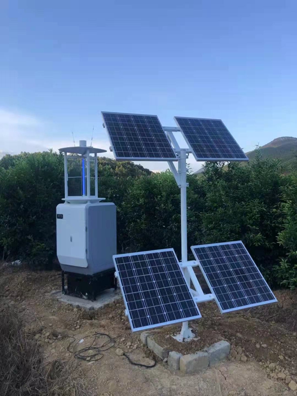 重慶農業局用集創科技太陽能環境監測系統