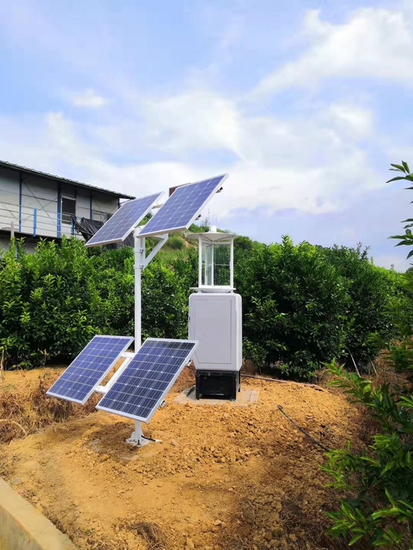 成都農業局智慧農業用集創科技太陽能環境監測系統