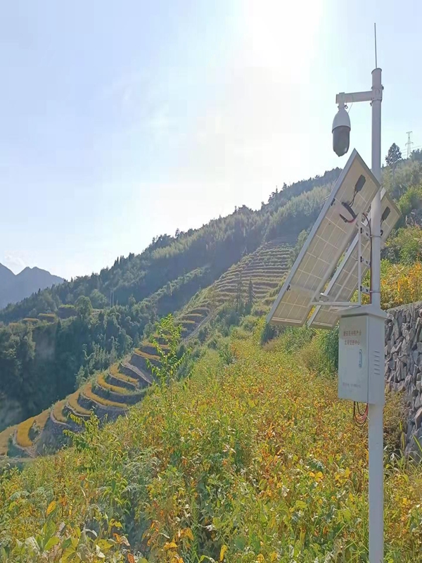 陜西石泉林業局用集創科技太陽能無線監控系統