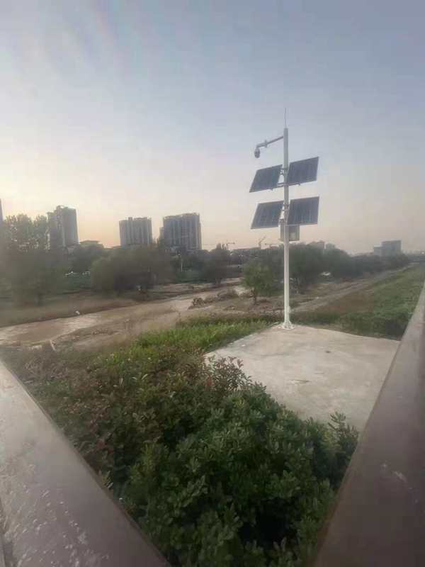 陜西西安市浐灞生態保護園區用集創科技太陽能無線監控系統