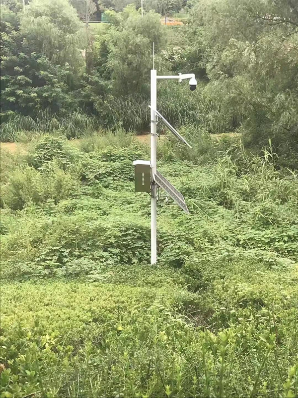 陜西西安涇渭河環保局用集創科技太陽能無線監控系統