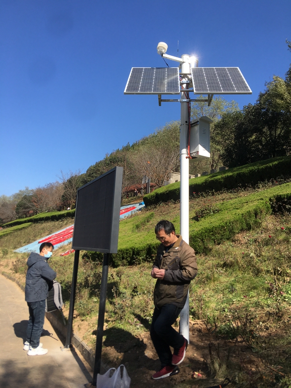 陜西淳化環保局用集創科技太陽能環境監測系統