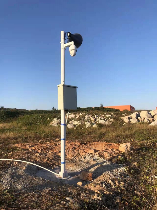 中國核工業部大亞灣核電廠用集創科技太陽能板智能語音遠程播報系統