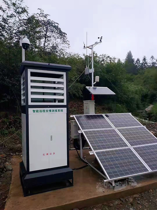 北京市京東農場智慧蔬菜大棚用集創科技太陽能智能遠程蟲情測報系統