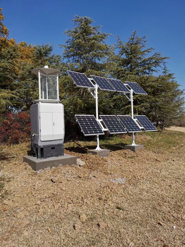 天津市京東農場智慧蔬菜大棚用集創科技太陽能智能遠程蟲情測報系統